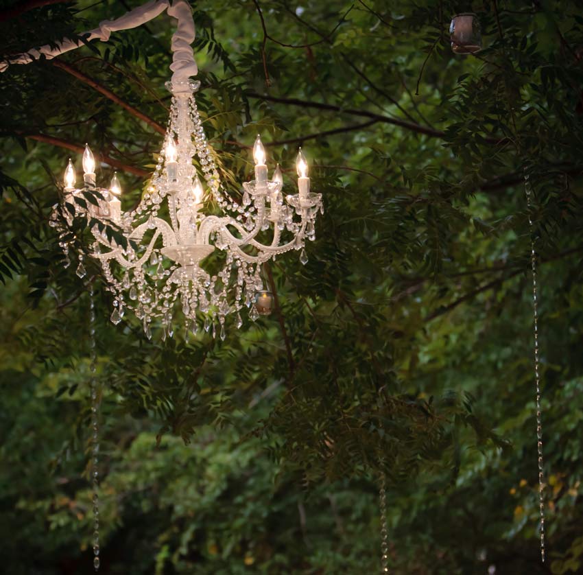 Lighting and hanging decor