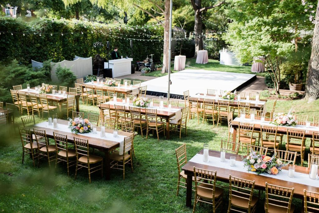 Outdoor Reception Layout