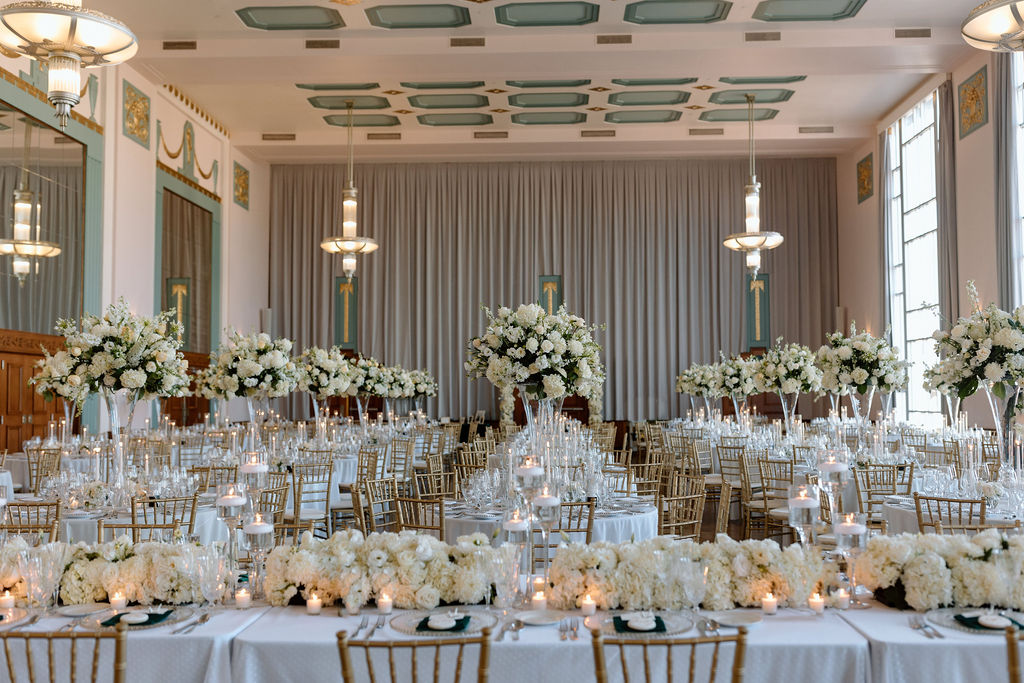 emerald wedding at OKC Civic Center